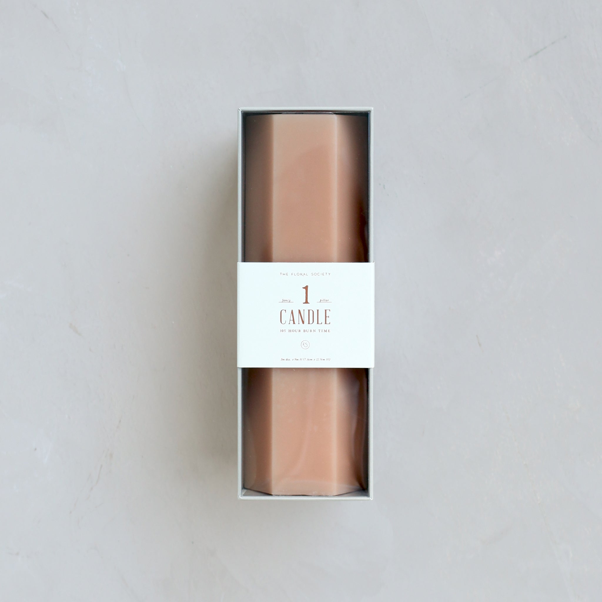 Hexagon Pillar Candle, Petal