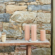 Hexagon Pillar Candle, Petal