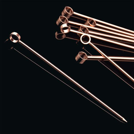 Professional Cocktail Picks, Set of 8, Copper