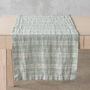 Multistripe Runner, Forest Green and Natural