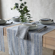 Multistripe Runner, Indigo and Natural