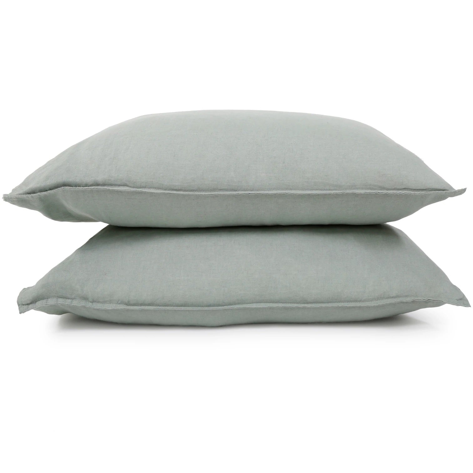 Parker Linen King Duvet Set, Sage