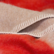 Siempre Blanket, Sand with Red Stripe