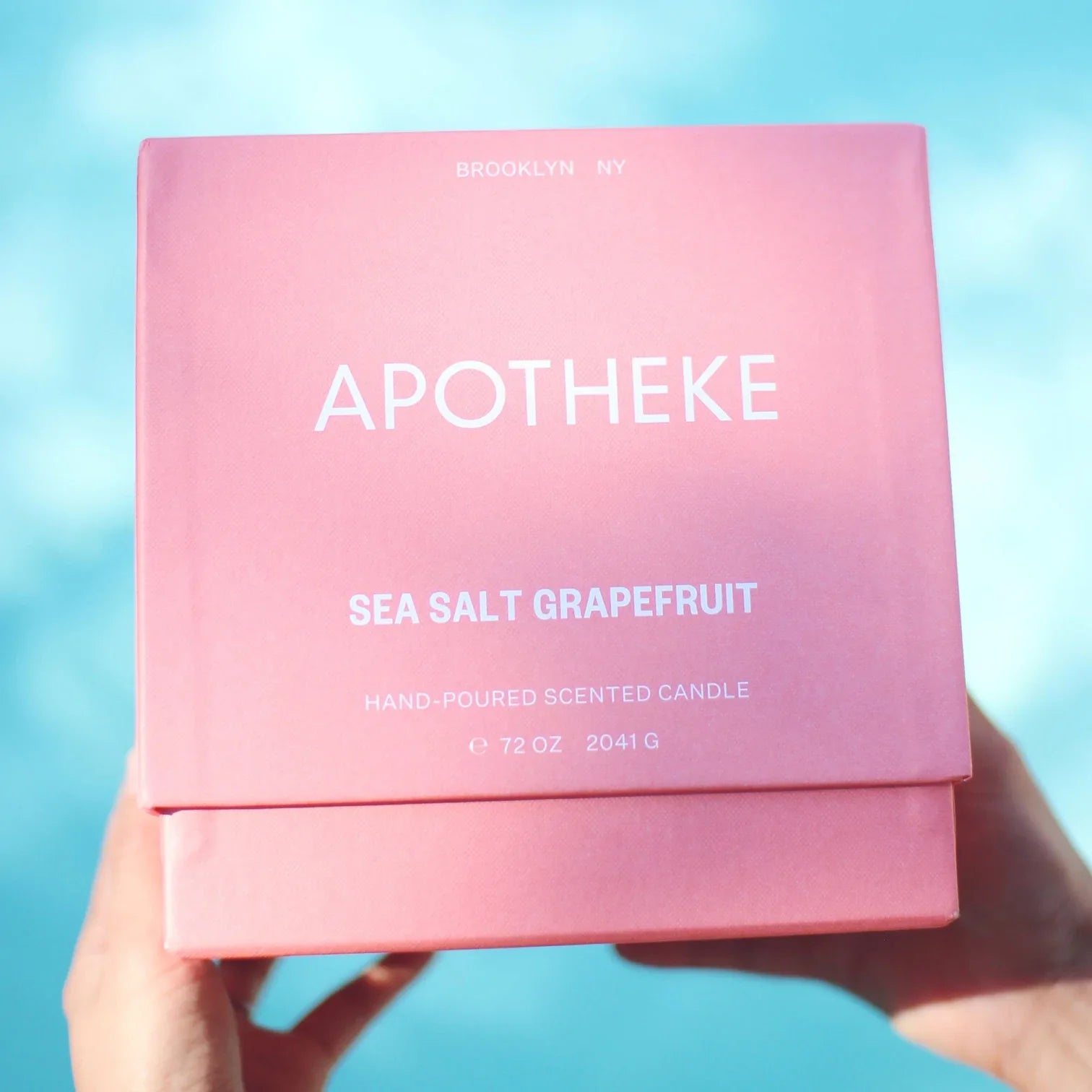 Apotheke Concrete 4-Wick Candle, Sea Salt Grapefruit
