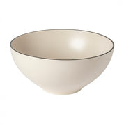Augusta Serving bowl, Natural with Black