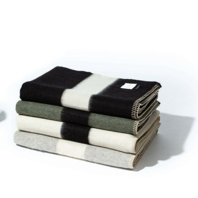 Siempre Blanket, Surplus with Black Stripe