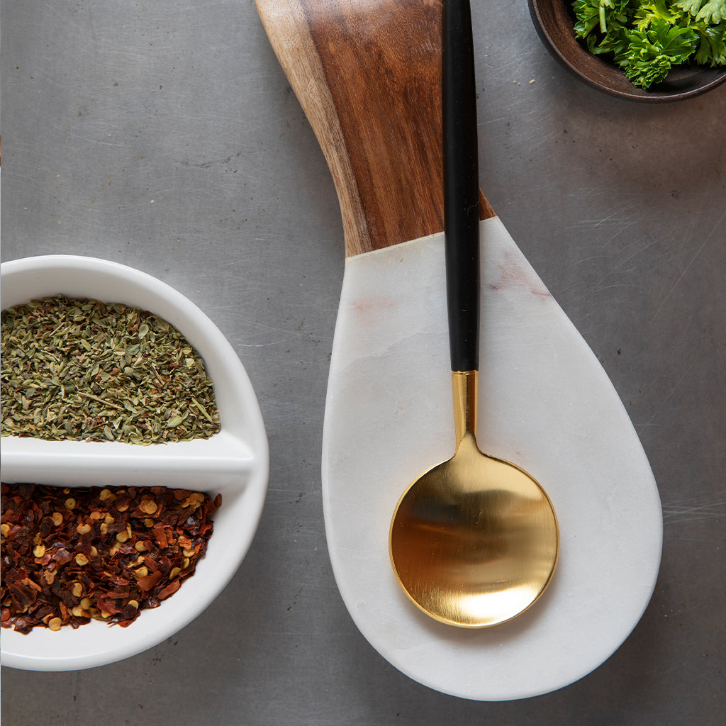 Black & Gold Serving Set