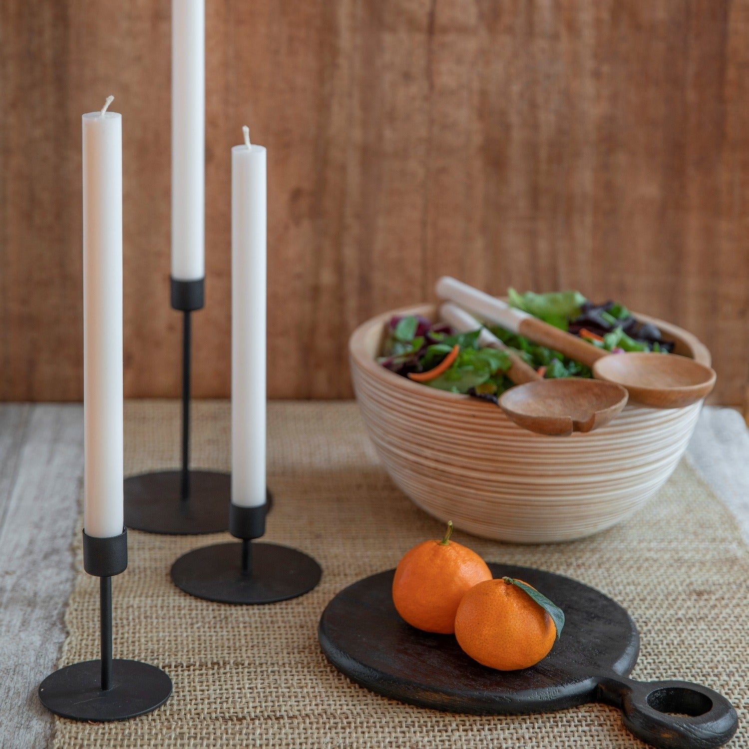 Kent Black Candlestick, Tall