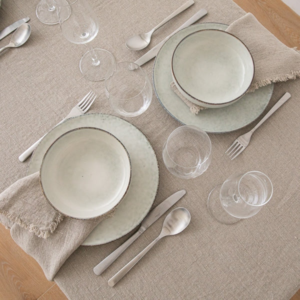 Terra Fringe Tablecloth, Natural