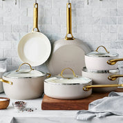 Reserve Cookware 10 Piece Set, Taupe