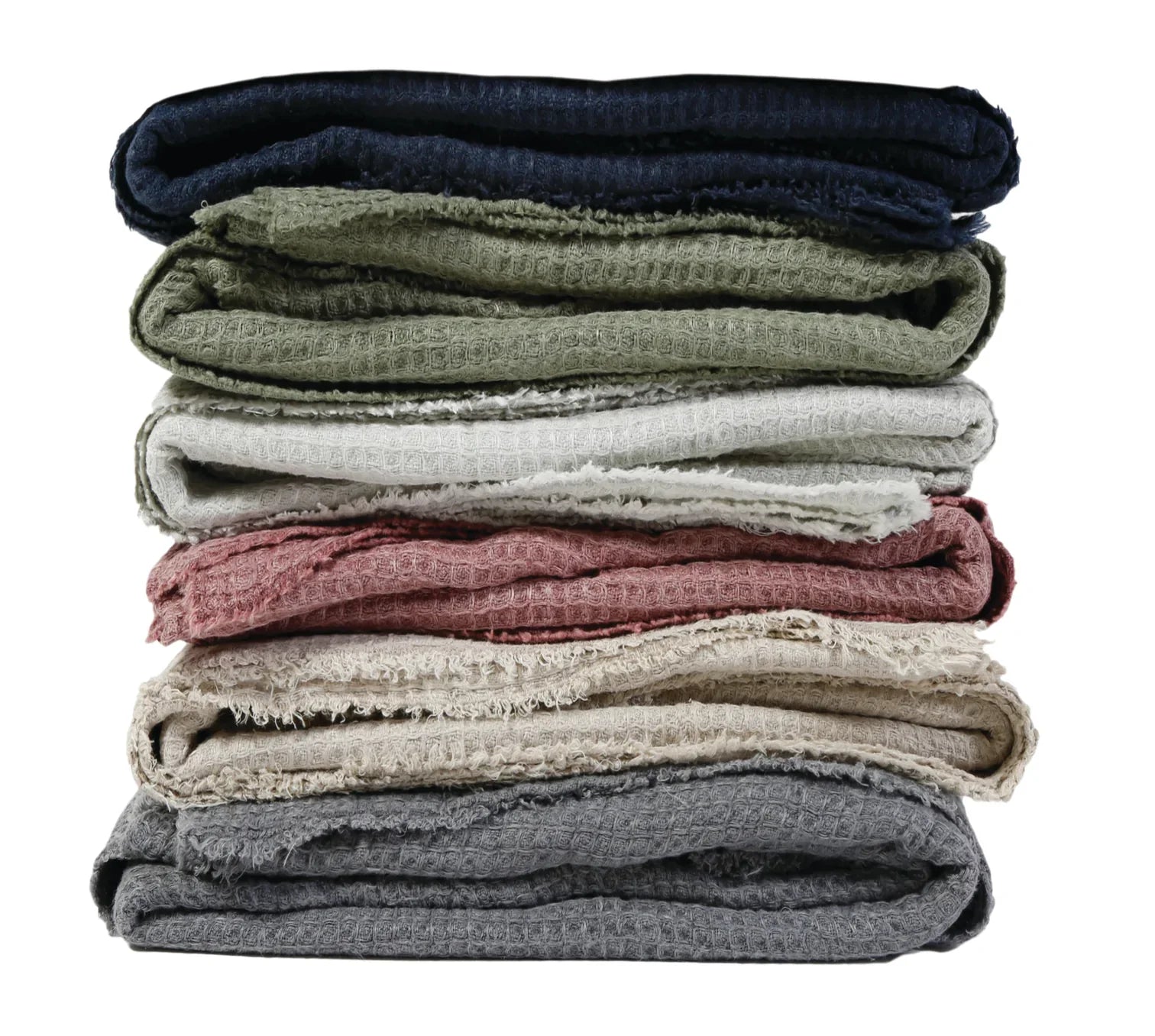 Venice Oversized Waffle Throw, Taupe
