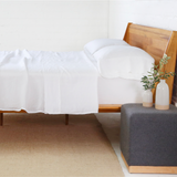Belgian Linen King Sheet Set, White