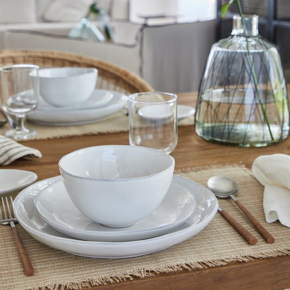 Livia Soup / Cereal Bowl, White, Set of 6
