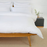 Parker Linen King Duvet Set, White