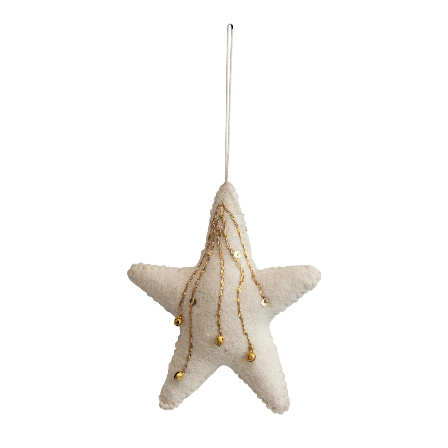 Wool Felt Star Ornament