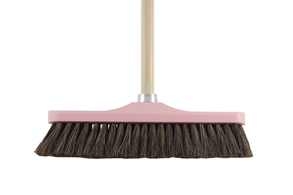 Andrée Jardin Light Pink Broom with Collapsible Handle