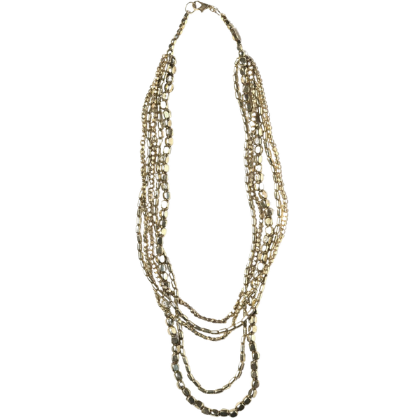 Pisu Antique Gold Filigree Necklace