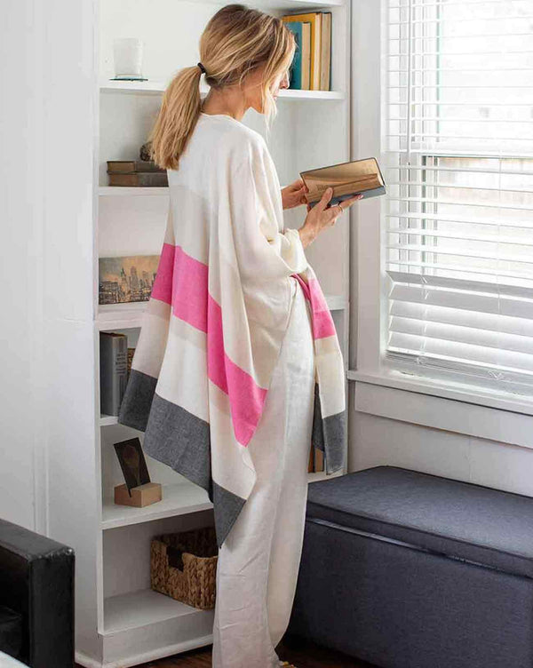 The Thinny Wrap - Pink Stripe - Le Marché Pop Up