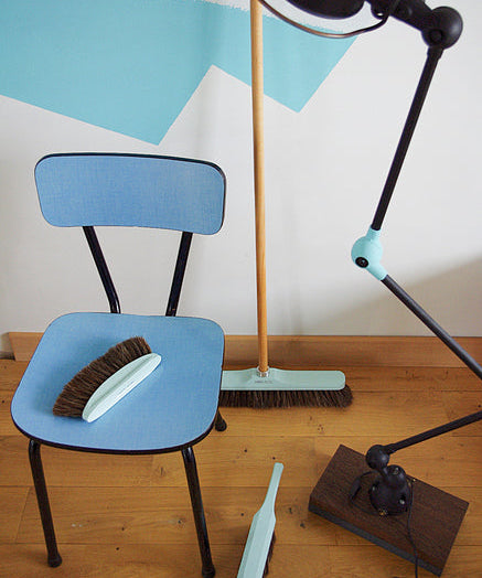 Andrée Jardin Vintage Blue 13" Broom Head Andrée Jardin andree-jardin-vintage-blue-13-broom-head - French Dry Goods