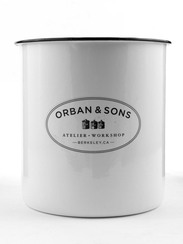 Orban & Sons Enamel Utensils Crock - French Dry Goods