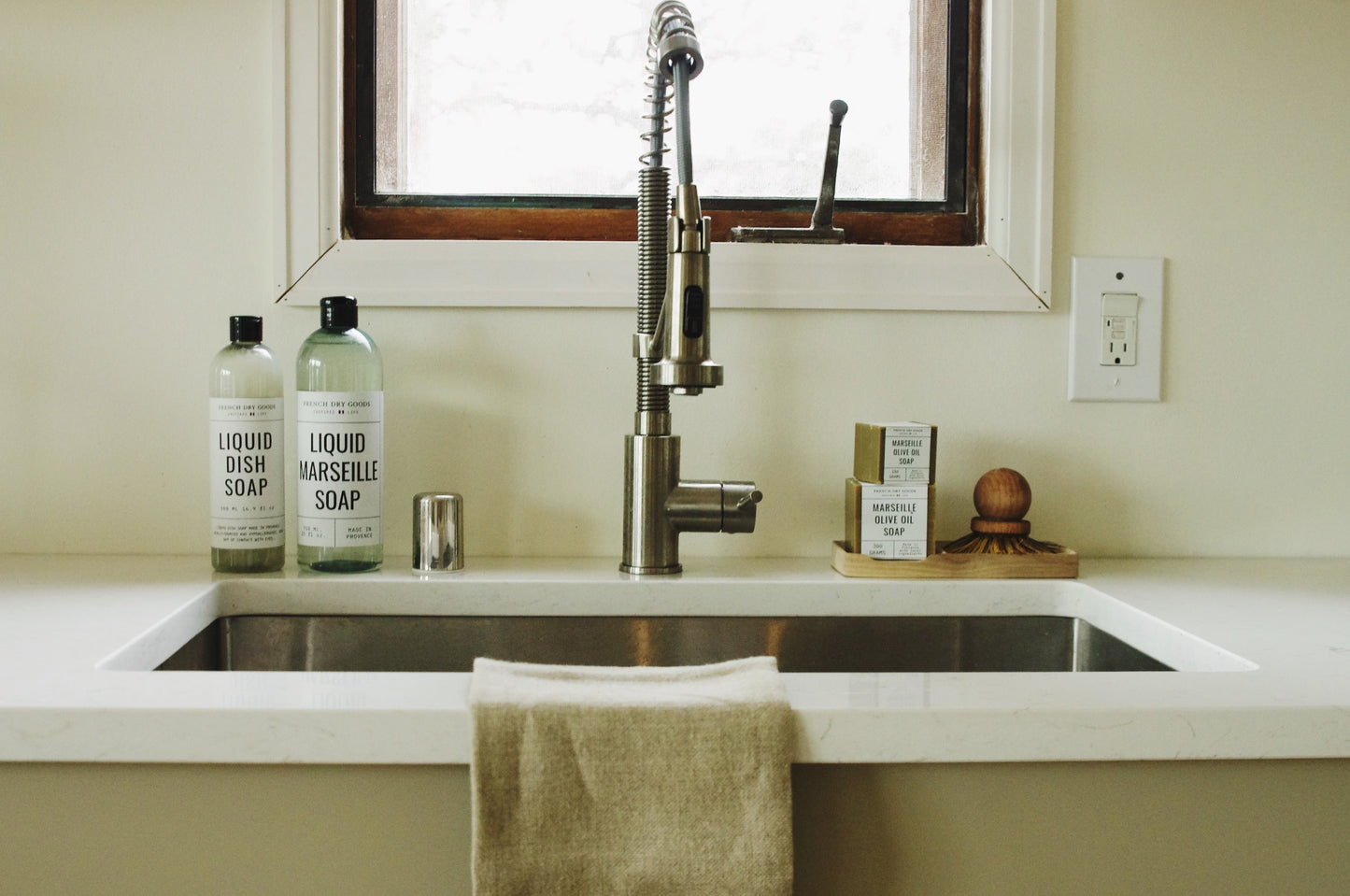 French Dry Goods Genuine Marseille Liquid Soap (750ml)