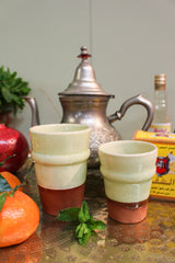 Terracotta Cups Pale Yellow Large (Set of 2)